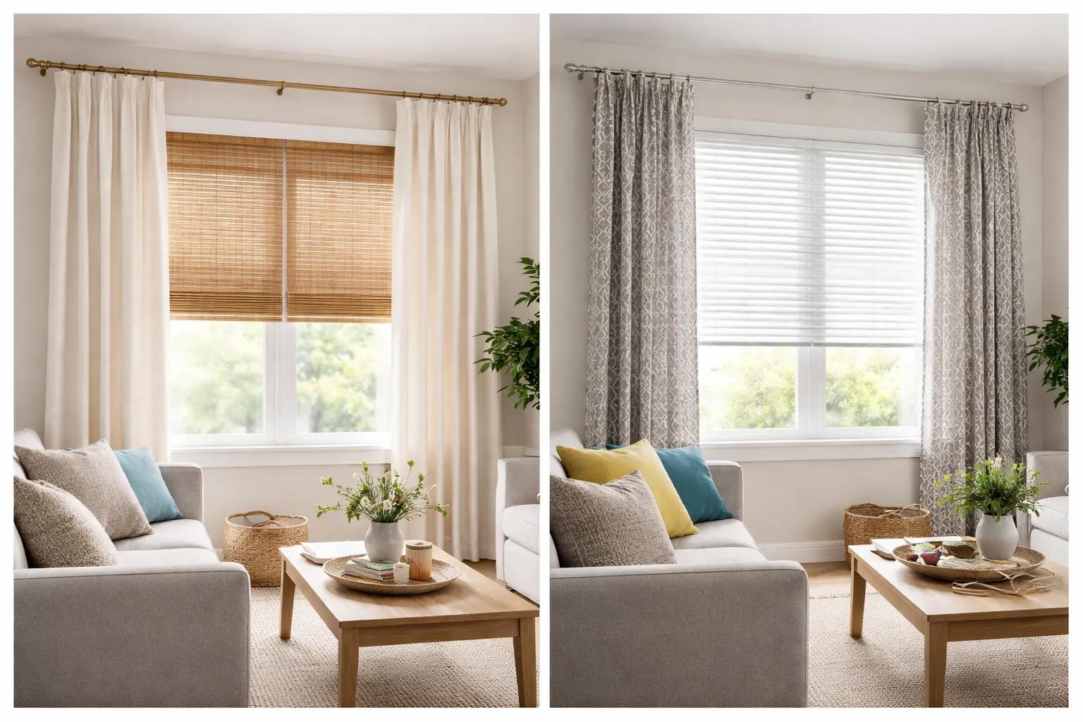 Do’s and Don’ts When Pairing Curtains and Blinds Together